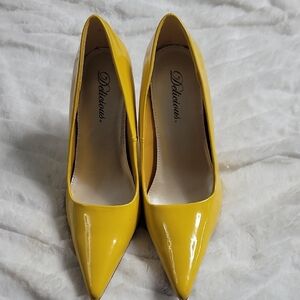Delicious Yellow High Heels Vibrant Pumps